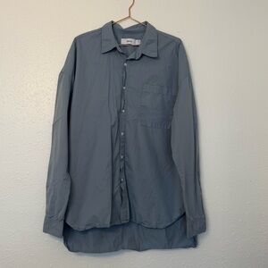 Bershka Men's Casual Blue Shirt